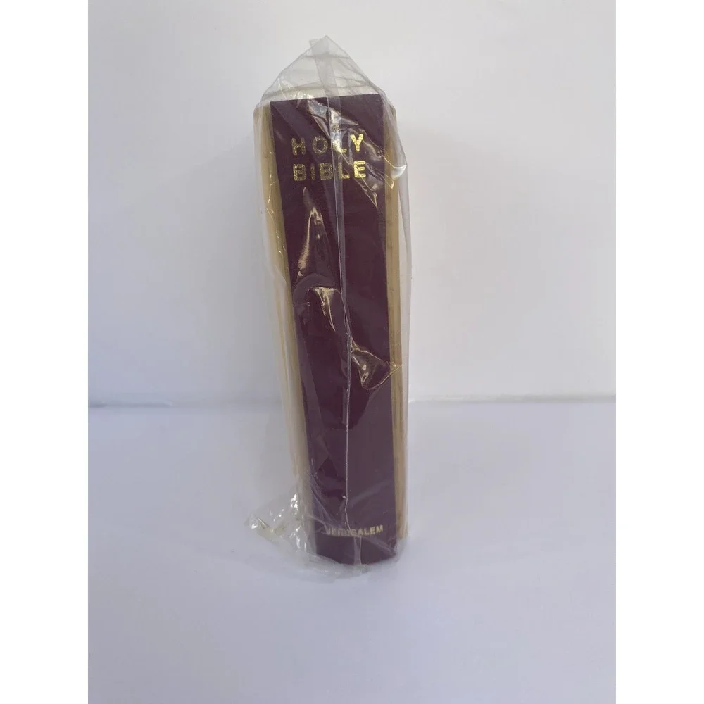 The Holy Bible King James Version Red Letter Edition Bethlehem‎ Olive Wood Cover